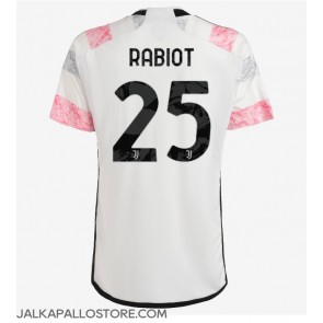 Juventus Adrien Rabiot #25 Vieraspaita 2023-24 Lyhythihainen